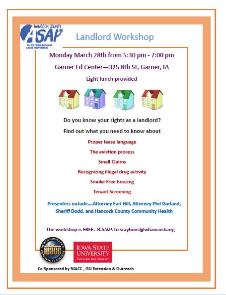 ASAP offers free workshop on landlord rights March 28 ASAP landlord 101 meeting jpeg